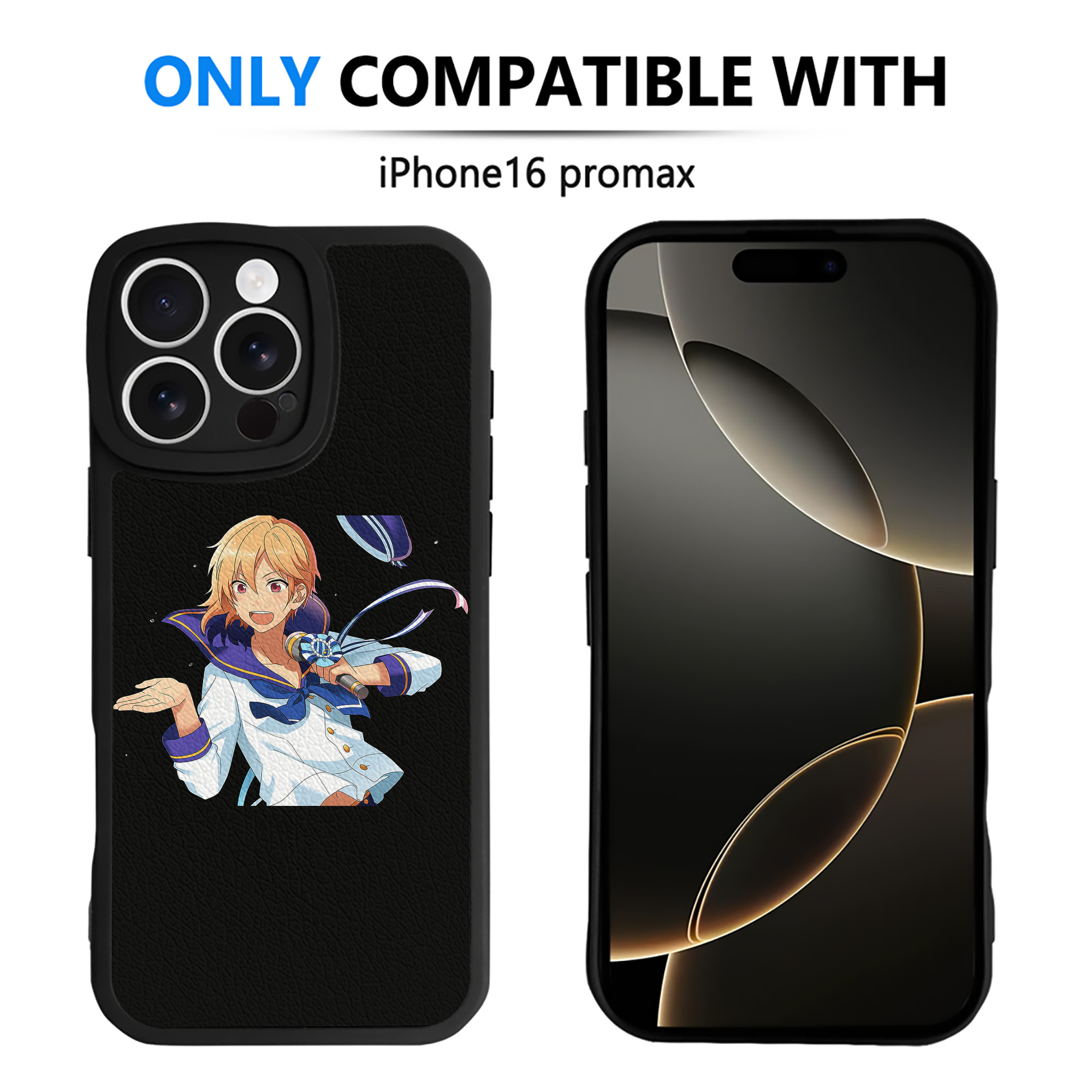 （画像用） あんさんぶるスターズ! Ensemble Stars 【iPhone 16シリーズ対応】シリコンスマホケース（レザー調） 材質：シリコン